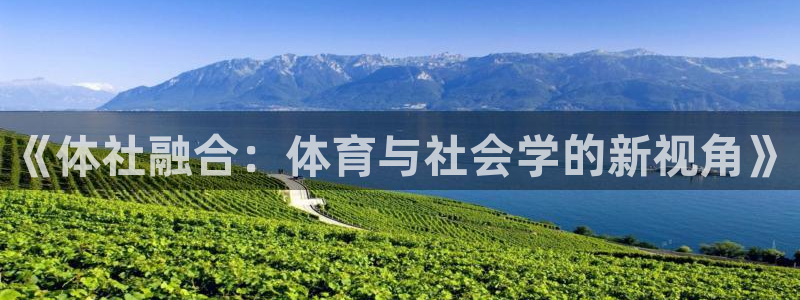 《体社融合：体育与社会学的新视角》